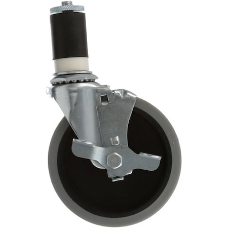 Allpoints Swivel Stm Castr W/Brk 5 W  1-1/2 Od Tubing 262387